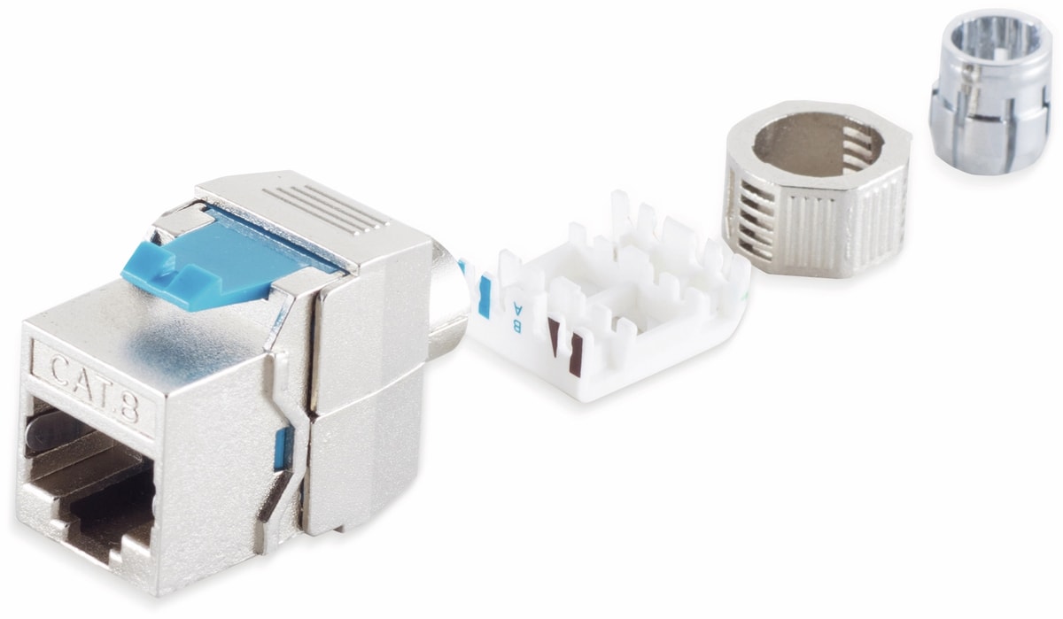 S-IMPULS RJ-45 Keystone, CAT.8.1, werkzeuglos S-IMPULS RJ-45 Keystone, CAT.8.1, werkzeuglos von S-IMPULS