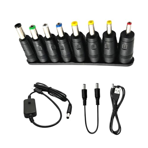 8/10/28/34 Pieces Direktstrom Stromverbesserungsadapter Connectorkit Mit 5 5 Mmx2 1 Mm Um C Kabel Für Laptops Kamera Einzugeben 8/10/28/34 Pieces Direktstrom Stromverbesserungsadapter Connectorkit Mit 5 5 Mmx2 1 Mm Um C Kabel Für Laptops Kamera Einzugeben von Kfwfuaee