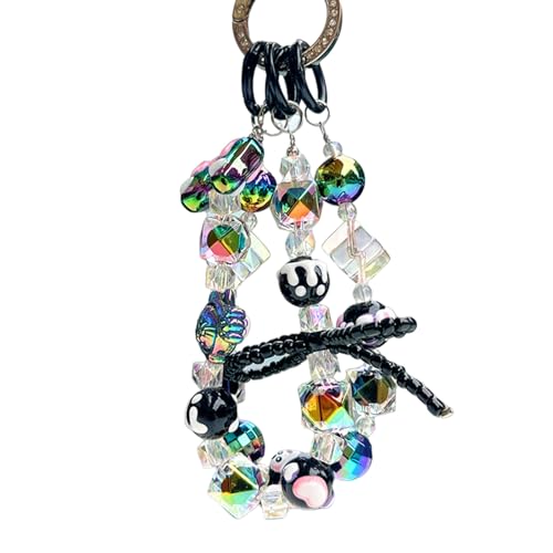 Eleganter handgefertigter Schlüsselanhänger mit Mobilefen-Anhänger, modische Handyschlaufe, für Damen Eleganter handgefertigter Schlüsselanhänger mit Mobilefen-Anhänger, modische Handyschlaufe, für Damen von Kfwfuaee