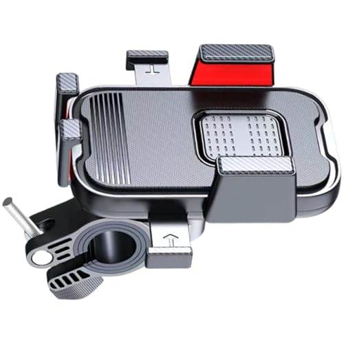 Handyhalterung für Motorrad Lenker/Rückansicht Stoßfeste Halterung für langsam drehendes Telefon Roller Motorrad Handyhalterung für Motorrad Lenker/Rückansicht Stoßfeste Halterung für langsam drehendes Telefon Roller Motorrad von Kfwfuaee