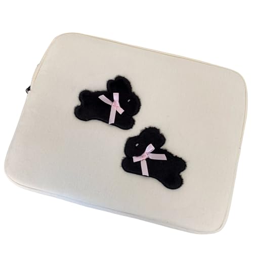 Kaninchenhülle mit Bogenknoten, modischer Laptop-Organizer, Laptop-Aufbewahrungstasche, stilvoller Laptop-Ständer Kaninchenhülle mit Bogenknoten, modischer Laptop-Organizer, Laptop-Aufbewahrungstasche, stilvoller Laptop-Ständer von Kfwfuaee