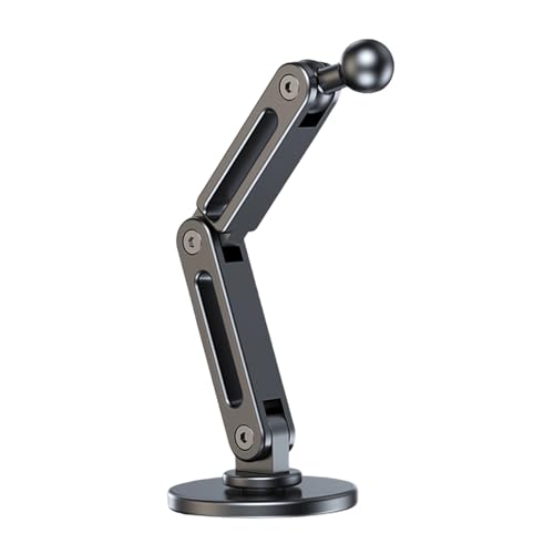 Kfwfuaee Allgemeiner 17 Mm Ballgelenk Aluminium Autohalterung Basissockelkleberhalterung Einfach Für Karten Und Magnetische Telefonhalter von Kfwfuaee