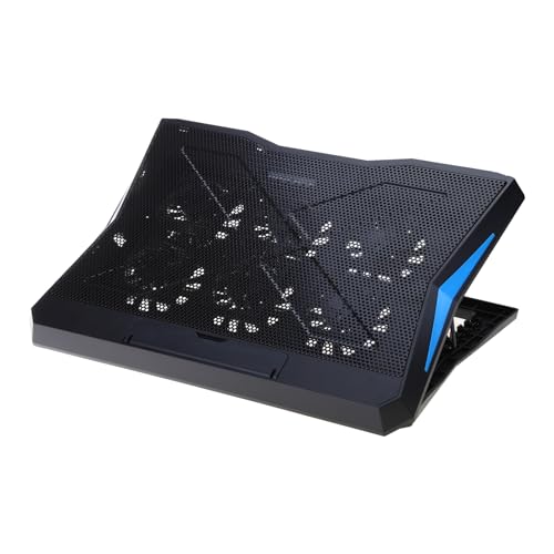 Kfwfuaee Faltbarer Laptop Basisständer Kühlerkissen Mit 6 Lüfter 2USB Ableitungshalterung Einstellbarer Kühler LED Licht Kfwfuaee Faltbarer Laptop Basisständer Kühlerkissen Mit 6 Lüfter 2USB Ableitungshalterung Einstellbarer Kühler LED Licht von Kfwfuaee