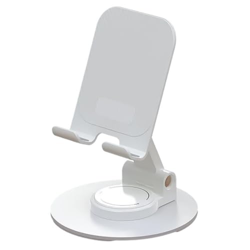 Kfwfuaee Tabletop Phone Tablet Stand 360 Grad drehbare Handy-Wiegen Schreibtischhalterung Faltbarer Ständer für Video Live Kfwfuaee Tabletop Phone Tablet Stand 360 Grad drehbare Handy-Wiegen Schreibtischhalterung Faltbarer Ständer für Video Live von Kfwfuaee