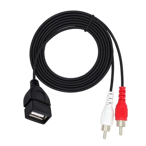 Kfwfuaee USB2.0 FEMAL FEMAL TO 2RCA SOUND CABEL USB2.0 Bis 2RCA MALE SPLITTER ADAPTER Für Telefon Tablet Home Theater HDTV Kfwfuaee USB2.0 FEMAL FEMAL TO 2RCA SOUND CABEL USB2.0 Bis 2RCA MALE SPLITTER ADAPTER Für Telefon Tablet Home Theater HDTV von Kfwfuaee