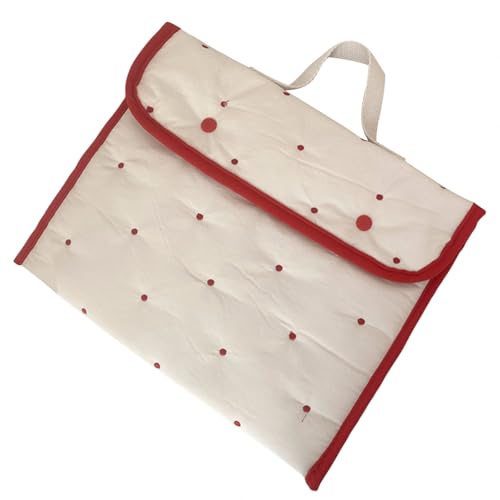 Mehrzweckgestickte Kaninchen Designs Tablet Sleeve Tragbare Und Stilvolle Notizbuch Organisatoren Mit Accessoire Tasche von Kfwfuaee