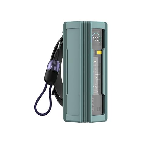 Verdickte Silikonschutzhülle mit voller Abdeckung von 25000 mAh und verstärktem Griff mit mobiler Leistung von Kfwfuaee