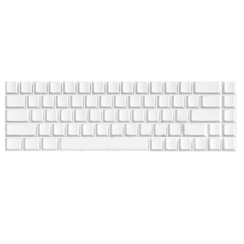 Weiße Tasten mit 68 Tasten in Originalhöhe mit 68 langlebigen Tasten zur Personalisierung der mechanischen Tastatur zu Hause oder im Büro Weiße Tasten mit 68 Tasten in Originalhöhe mit 68 langlebigen Tasten zur Personalisierung der mechanischen Tastatur zu Hause oder im Büro von Kfwfuaee