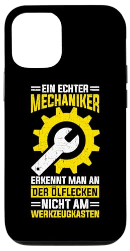 Ein Echter Mechaniker Erkennt Man Der Ölflecken Hülle für iPhone 12/12 Pro von Kfz-Mechaniker Werkstatt Automechaniker Kfz
