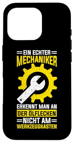 Ein Echter Mechaniker Erkennt Man Der Ölflecken Hülle für iPhone 16 Pro Ein Echter Mechaniker Erkennt Man Der Ölflecken Hülle für iPhone 16 Pro von Kfz-Mechaniker Werkstatt Automechaniker Kfz