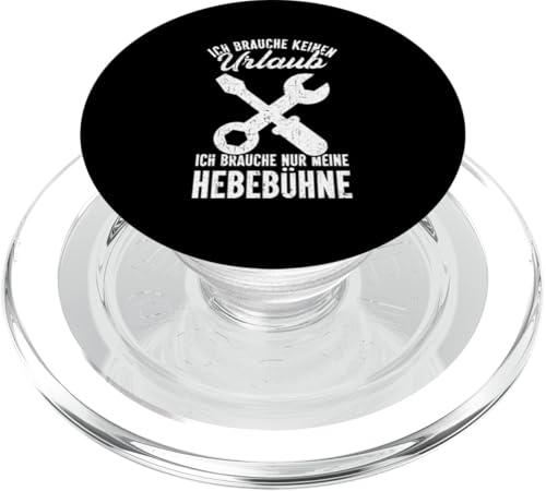 Ich Brauche Keinen Urlaub Ich Brauche Nur Meine Hebebühne PopSockets PopGrip für MagSafe Ich Brauche Keinen Urlaub Ich Brauche Nur Meine Hebebühne PopSockets PopGrip für MagSafe von Kfz-Mechaniker Werkstatt Automechaniker Kfz