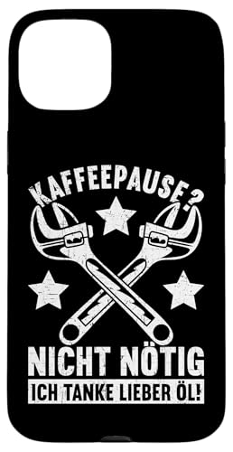 Kaffeepause Nicht Nötig Ich Tanze Lieber Öl Autoschrauber Hülle für iPhone 15 Plus Kaffeepause Nicht Nötig Ich Tanze Lieber Öl Autoschrauber Hülle für iPhone 15 Plus von Kfz-Mechaniker Werkstatt Automechaniker Kfz