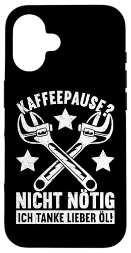 Kaffeepause Nicht Nötig Ich Tanze Lieber Öl Autoschrauber Hülle für iPhone 16 Kaffeepause Nicht Nötig Ich Tanze Lieber Öl Autoschrauber Hülle für iPhone 16 von Kfz-Mechaniker Werkstatt Automechaniker Kfz