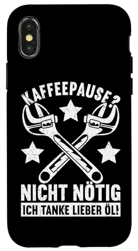Kaffeepause Nicht Nötig Ich Tanze Lieber Öl Autoschrauber Hülle für iPhone X/XS Kaffeepause Nicht Nötig Ich Tanze Lieber Öl Autoschrauber Hülle für iPhone X/XS von Kfz-Mechaniker Werkstatt Automechaniker Kfz