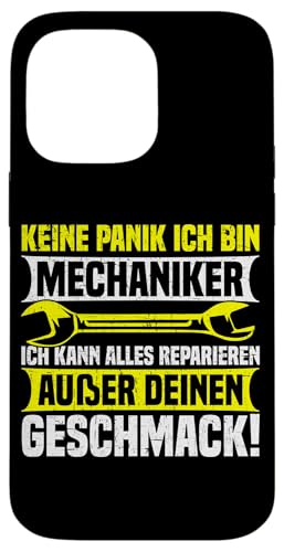 Keine Panik Ich Bin Mechaniker Ich Kann Alles Reparieren Hülle für iPhone 14 Pro Max Keine Panik Ich Bin Mechaniker Ich Kann Alles Reparieren Hülle für iPhone 14 Pro Max von Kfz-Mechaniker Werkstatt Automechaniker Kfz