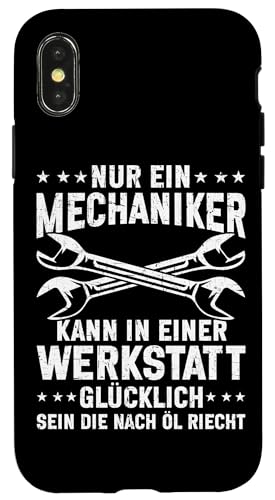 Nur Ein Mechaniker Kann In Einer Werkstatt Glücklich Sein Hülle für iPhone X/XS Nur Ein Mechaniker Kann In Einer Werkstatt Glücklich Sein Hülle für iPhone X/XS von Kfz-Mechaniker Werkstatt Automechaniker Kfz