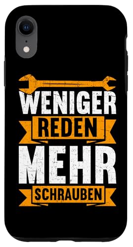Weniger Reden Mehr Schrauben Autoschrauber Autowerkstatt Hülle für iPhone XR Weniger Reden Mehr Schrauben Autoschrauber Autowerkstatt Hülle für iPhone XR von Kfz-Mechaniker Werkstatt Automechaniker Kfz