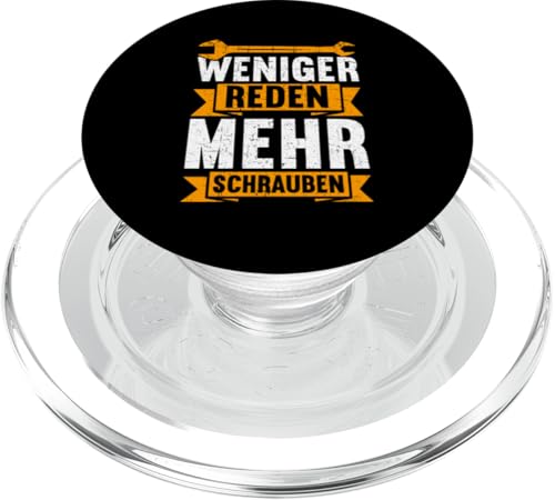 Weniger Reden Mehr Schrauben Autoschrauber Autowerkstatt PopSockets PopGrip für MagSafe Weniger Reden Mehr Schrauben Autoschrauber Autowerkstatt PopSockets PopGrip für MagSafe von Kfz-Mechaniker Werkstatt Automechaniker Kfz