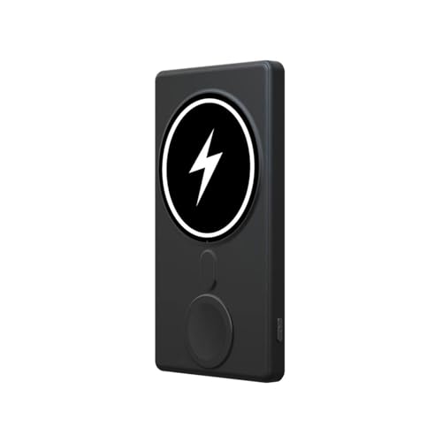 KhUkhu 3-In-1-Wireless-Powerbank 5000 Mah, 15-W-Wireless-Magnet-Powerbank, Kabelloses Tragbares Ladegerät, Kompatibel Mit iPhone 12/13/Mini/Pro/Pro Max von KhUkhu