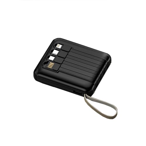KhUkhu Tragbares Ladegerät Power Bank 20000 Mah Display Power Bank, Schnellladen, Schnellladen Von Mobiltelefonen Power Bank, 4 Kabel Mobile Power,Schwarz KhUkhu Tragbares Ladegerät Power Bank 20000 Mah Display Power Bank, Schnellladen, Schnellladen Von Mobiltelefonen Power Bank, 4 Kabel Mobile Power,Schwarz von KhUkhu