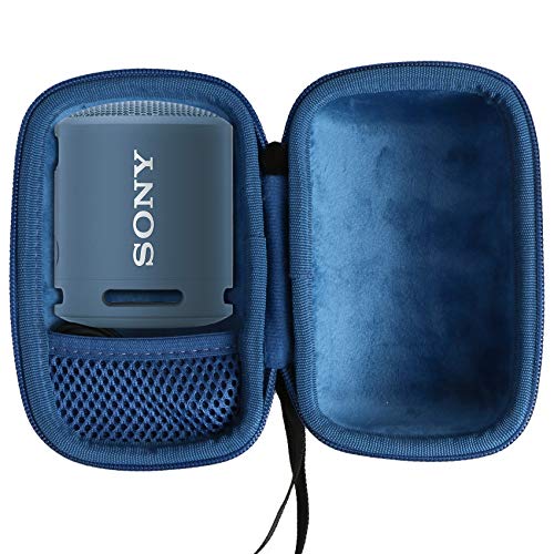 Khanka Hart Reise Tragetasche case Für Sony SRS-XB13 Bluetooth Lautsprecher tragbar kabellos. (Blau,xb13) von Khanka