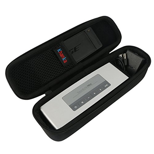 Khanka Hart Tasche Case Für Bose Soundlink Mini 2 / Für II Bluetooth Portabel Wireless Lautsprecher Speaker,passt für USB-Ladegerät und Kabel Etui Schutzhülle. von Khanka