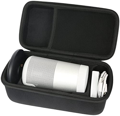 Khanka Hart Tasche Schutzhülle für Bose SoundLink Revolve (Serie II 2)/(Serie I 1) Bluetooth Speaker Tragbarer Lautsprecher und Zubehör. (Groß) von Khanka