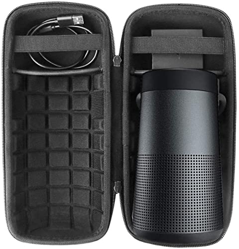 Khanka Hart Tasche Schutzhülle für Bose SoundLink Revolve (Serie II 2)/(Serie I 1) Bluetooth Speaker Tragbarer Lautsprecher und Zubehör. (Klein) von Khanka