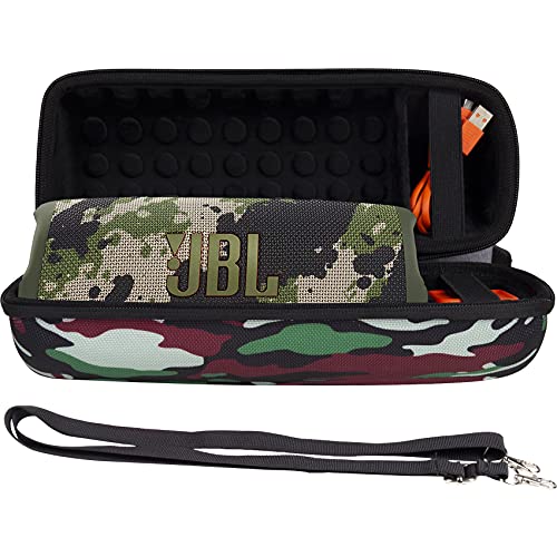 Khanka Hart Tasche Schutzhülle für JBL Charge 5/Charge 4 Tragbarer Bluetooth Lautsprecher Speaker Case Etui. (Camouflage) von Khanka