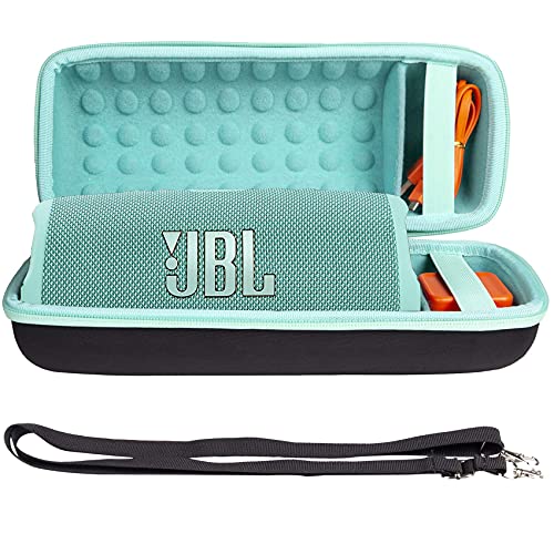 Khanka Hart Tasche Schutzhülle für JBL Charge 5/Charge 4 Tragbarer Bluetooth Lautsprecher Speaker Case Etui. (Türkis) von Khanka