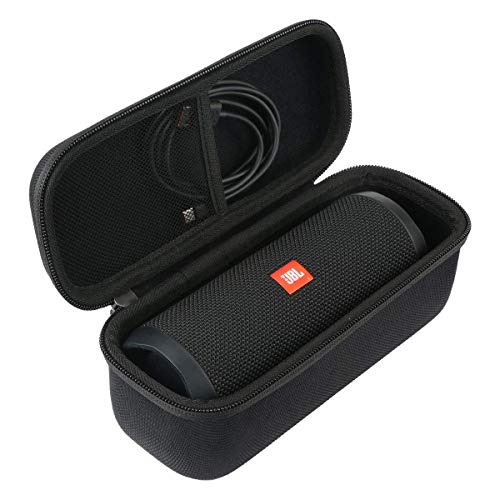 Khanka Hart Tasche Schutzhülle für JBL Flip 6 Flip 5 Bluetooth Box tragbarer Lautsprecher and Zubehör. (Netztasche innen) von Khanka