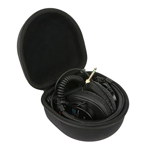 Khanka Hart Tasche Schutzhülle für Sony MDR-7506/ MDR-V55/ MDR V6/ MDR-1AM2 Studio DJ-Kopfhörer. (Nur Tasche) von Khanka