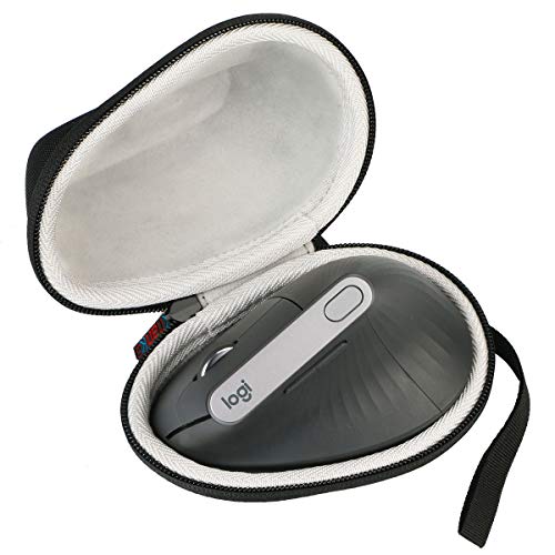 Khanka Hart Tasche Schutzhülle passt für Logitech MX Vertical kabelgebundene und kabellose Maus Etui Case.(Nur tasche) von Khanka