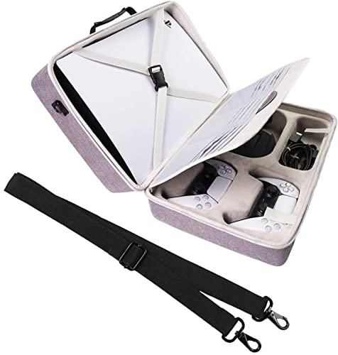Khanka Hart Tasche case für Sony Playstation PS 5 PS5 Konsole (grau) von Khanka