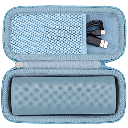 Khanka Hart Tasche für Sonos Roam/ROAM SL WLAN WiFi Bluetooth Speaker Lautsprecher, Nut Tasche (Blau) von Khanka
