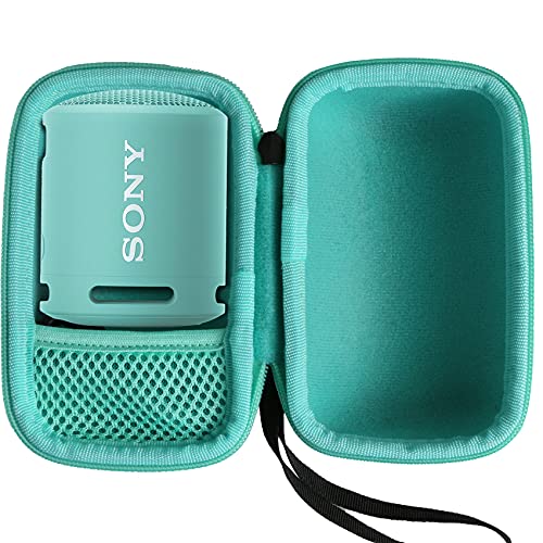 Khanka Hart Tragetasche Case für Sony SRS-XB13 Bluetooth Lautsprecher Tragbar Kabellos Speaker, Nur Tasche (Türkis) von Khanka