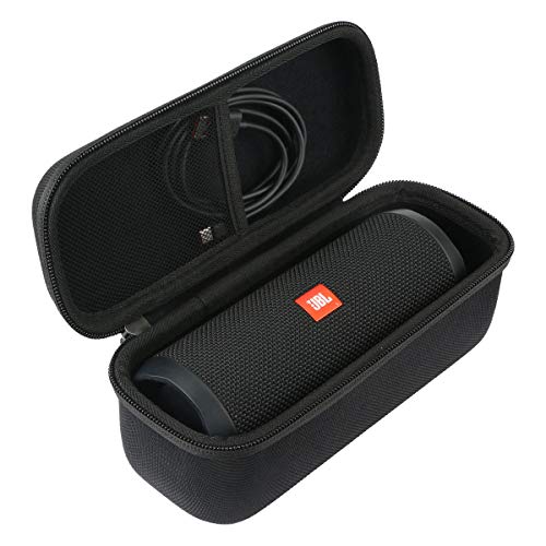 Khanka Harte Reisehülle Ersatz für JBL FLIP5 Flip 5 / Flip 6 Wasserdichter tragbarer Bluetooth-Lautsprecher (kurz schwarz) von Khanka