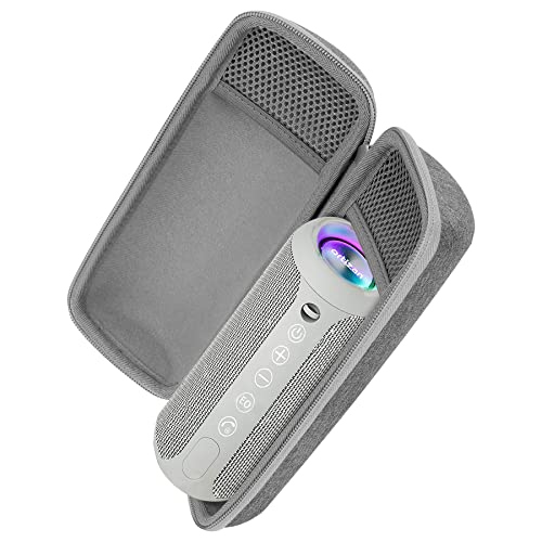 Khanka Harte Tasche für Ortizan X10 Bluetooth Lautsprecher Tragbarer IPX7 Wasserdichter Kabelloser Lautsprecher, Nur Tasche(Grau) von Khanka
