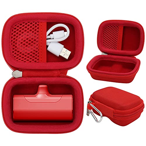 Khanka Harts Etui für iWALK/Veger Kompakte Handy Ladegerät Mini Externer Akku Kompatibel mit iPhone 4800/4500/3350mAh 5000mAh und Ladekabel Khanka Harts Etui für iWALK/Veger Kompakte Handy Ladegerät Mini Externer Akku Kompatibel mit iPhone 4800/4500/3350mAh 5000mAh und Ladekabel von Khanka
