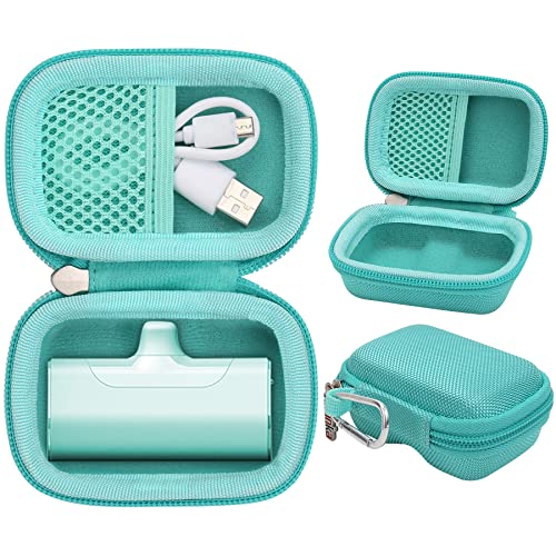 Khanka Harts Etui für iWALK/Veger Kompakte Handy Ladegerät Mini Externer Akku Kompatibel mit iPhone 4800/4500/3350mAh 5000mAh und Ladekabel Khanka Harts Etui für iWALK/Veger Kompakte Handy Ladegerät Mini Externer Akku Kompatibel mit iPhone 4800/4500/3350mAh 5000mAh und Ladekabel von Khanka