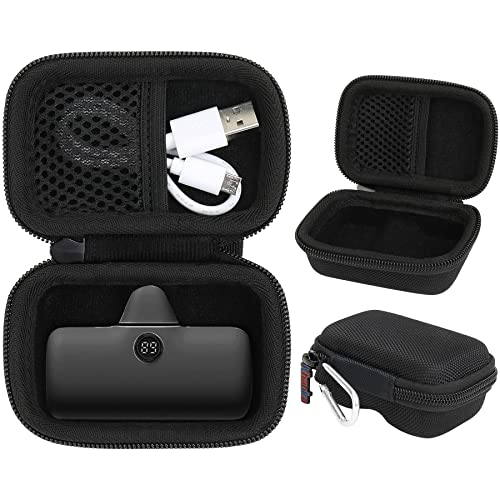 Khanka Harts Etui für iWALK/Veger Kompakte Handy Ladegerät Mini Externer Akku Kompatibel mit iPhone 4800/4500/3350mAh 5000mAh und Ladekabel von Khanka