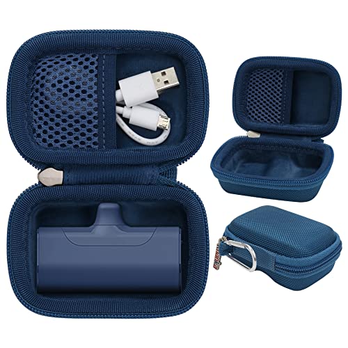 Khanka Harts Etui für iWALK/Veger Kompakte Handy Ladegerät Mini Externer Akku Kompatibel mit iPhone 4800/4500/3350mAh 5000mAh und Ladekabel von Khanka