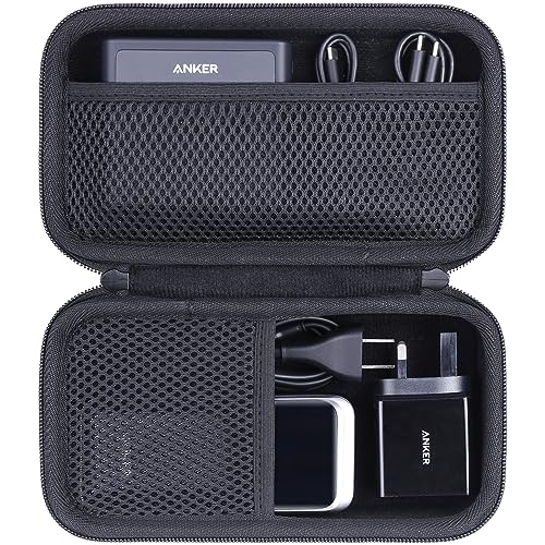 Khanka Hartschalen-Tragetasche, kompatibel mit Anker 100 W Ladestation + Anker Prime 27.650 mAh 250 W / 20.000 mAh 200 W PowerBank (nur Hülle) von Khanka