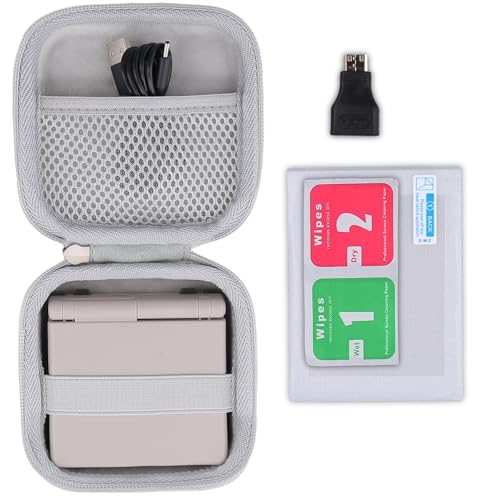 Khanka Hartschalen-Tragetasche für Anbernic RG35XXSP Retro-Handheld-Spielkonsole,Aufbewahrungshülle mit 1 HDMI-Adapter,1 Displayschutzfolie,RG35XXSP-Spielkonsole Nicht im Lieferumfang enthalten(Weiß) Khanka Hartschalen-Tragetasche für Anbernic RG35XXSP Retro-Handheld-Spielkonsole,Aufbewahrungshülle mit 1 HDMI-Adapter,1 Displayschutzfolie,RG35XXSP-Spielkonsole Nicht im Lieferumfang enthalten(Weiß) von Khanka