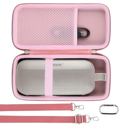 Khanka Hartschalen-Tragetasche kompatibel mit Bose SoundLink Flex 2. Gen./tragbarem Bluetooth-Lautsprecher Bose SoundLink Flex, Rosa, nur Tasche Khanka Hartschalen-Tragetasche kompatibel mit Bose SoundLink Flex 2. Gen./tragbarem Bluetooth-Lautsprecher Bose SoundLink Flex, Rosa, nur Tasche von Khanka