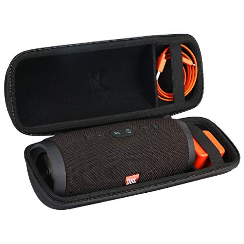 Khanka Tragetasche für JBL Charge 3 Bluetooth-Lautsprecher, wasserdicht, tragbar, kabellos, extra Platz für Ladegerät und USB-Kabel von Khanka