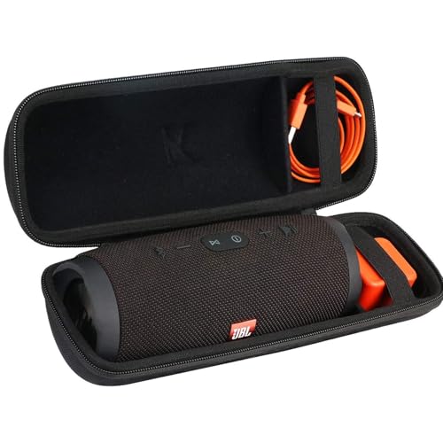 Khanka Tragetasche für JBL Charge 3 Bluetooth-Lautsprecher, wasserdicht, tragbar, kabellos, extra Platz für Ladegerät und USB-Kabel von Khanka