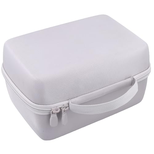 Khanka für Liene Fotodrucker Smartphone 10X15 Hartschalenkoffer, Tragetasche mit Netzfach für Liene DHP513 4x6'' Zubehör, Nur Tasche（Grau） von Khanka