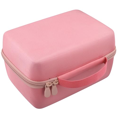 Khanka für Liene Fotodrucker Smartphone 10X15 Hartschalenkoffer, Tragetasche mit Netzfach für Liene DHP513 4x6'' Zubehör, Nur Tasche（Rosa） von Khanka