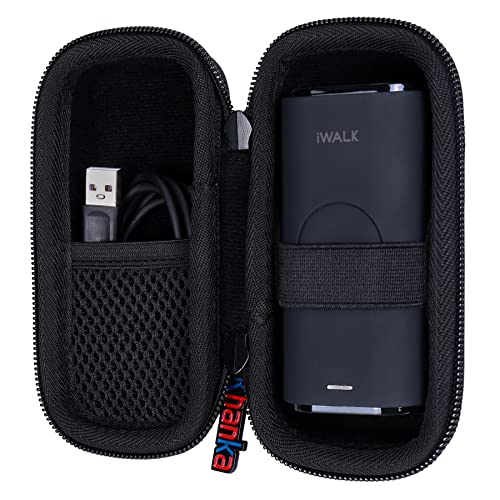 khanka Harte Reisehülle Ersatz für iWALK tragbares Apple Watch Ladegerät, 9000 mAh Powerbank, nur Hülle (schwarz) von Khanka